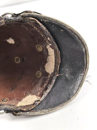 Bayern, Helm Modell 1850 für schwere Bürgerwehr Kavallerie. In allen Teilen originales, dekoratives Stück. das Innenfutter fehlt, sonst guter Gesamtzustand