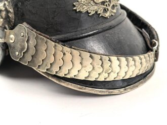 Bayern, Helm Modell 1850 für schwere Bürgerwehr Kavallerie. In allen Teilen originales, dekoratives Stück. das Innenfutter fehlt, sonst guter Gesamtzustand