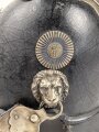 Bayern, Helm Modell 1850 für schwere Bürgerwehr Kavallerie. In allen Teilen originales, dekoratives Stück. das Innenfutter fehlt, sonst guter Gesamtzustand