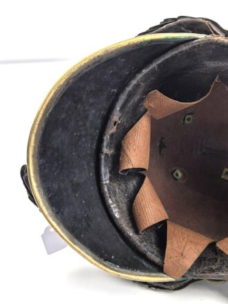 Bayern, Helm Modell 1850 für schwere Bürgerwehr Kavallerie. In allen Teilen originales, dekoratives Stück.