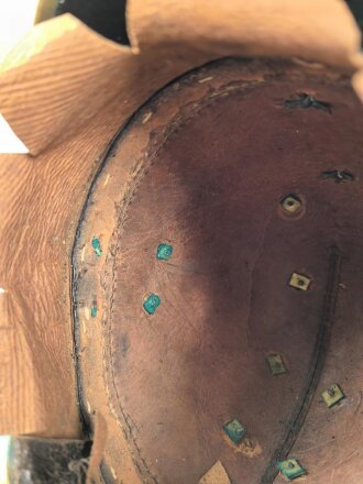Bayern, Helm Modell 1850 für schwere Bürgerwehr Kavallerie. In allen Teilen originales, dekoratives Stück.