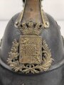 Bayern, Helm Modell 1850 für schwere Bürgerwehr Kavallerie. In allen Teilen originales, dekoratives Stück.
