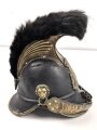 Bayern, Helm Modell 1850 für schwere Bürgerwehr Kavallerie. In allen Teilen originales, dekoratives Stück.