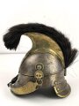 Bayern, Mannschaftshelm für Kürassiere Modell 1842 in der Trageweise ab 1864. Vor langer Zeit  gereinigtes Kammerstück in gutem Gesamtzustand, das Innenfutter fehlt.