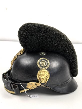 Bayern, Raupenhelm Modell 1868 für Mannschaften der...