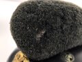 Bayern, Raupenhelm Modell 1868 für Mannschaften der Infanterie. Die originale Webpelzraupe mit kleinem Mottenschaden, sonst guter Gesamtzustand