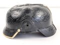 Kaiserreich, Korpus für eine Pickelhaube für Offiziere , versilberte Beschläge