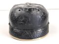 Kaiserreich, Korpus für eine Pickelhaube für Offiziere , versilberte Beschläge