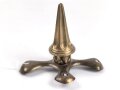 Kreuzblatt mit abnehmbarer Spitze für eine Pickelhaube für Offiziere, Messing