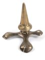 Kreuzblatt mit abnehmbarer Spitze für eine Pickelhaube für Offiziere, Messing