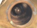 Kreuzblatt mit abnehmbarer Spitze für eine Pickelhaube für Offiziere, Messing