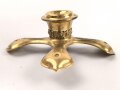 Kreuzblatt  für eine Pickelhaube für Offiziere, Messing , Gewinde 5mm