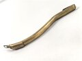 Hinterschiene für eine Pickelhaube, Messing, Länge ohne Befestigungen ca 17cm
