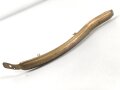 Hinterschiene für eine Pickelhaube, Messing, Länge ohne Befestigungen ca 17,5cm