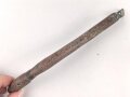 Hinterschiene für eine Pickelhaube, Messing, Länge ohne Befestigungen ca 16,5cm