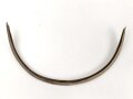 Vorderschiene für eine Pickelhaube, Gesamtlänge etwa 25cm, Messing