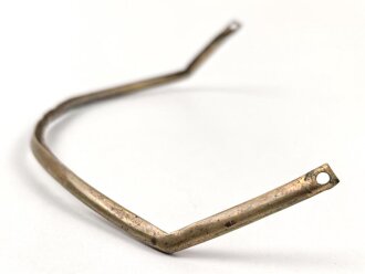 Vorderschiene für eine Pickelhaube, Gesamtlänge etwa 29cm, Messing
