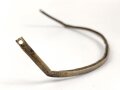 Vorderschiene für eine Pickelhaube, Gesamtlänge etwa 29cm, Messing
