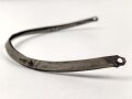 Vorderschiene für eine Pickelhaube, Gesamtlänge etwa 30cm, Buntmetall versilbert
