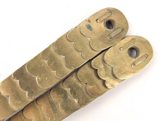 Schuppenkette für eine Pickelhaube. Gesamtlänge...