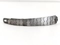 Teil einer Schuppenkette für eine Pickelhaube. Gesamtlänge 16cm, silbern