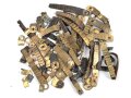 Konvolut Teile für Schuppenkette Messing, flach