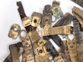 Konvolut Teile für Schuppenkette Messing, flach