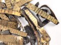 Konvolut Teile für Schuppenkette Messing, flach