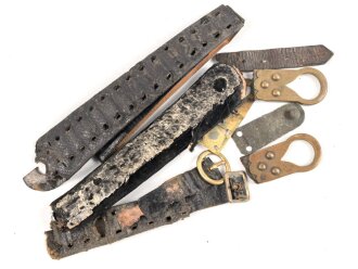 Konvolut Teile für Schuppenkette Messing