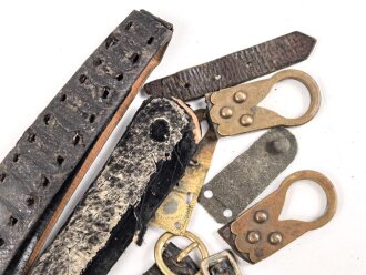 Konvolut Teile für Schuppenkette Messing