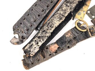 Konvolut Teile für Schuppenkette Messing