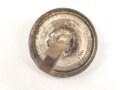 Kaiserreich, Splintrosette für Schuppenkette . Silbern, Durchmesser 26mm