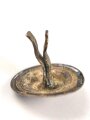 Kaiserreich, Splintrosette für Schuppenkette . Silbern, Durchmesser 27mm