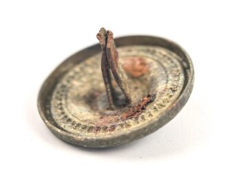 Kaiserreich, Splintrosette für Schuppenkette . Silbern, Durchmesser 27mm