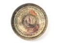 Kaiserreich, Splintrosette für Schuppenkette . Silbern, Durchmesser 27mm