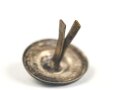 Kaiserreich, Splintrosette für Schuppenkette . Silbern, Durchmesser 27mm