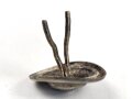 Kaiserreich, Splintrosette für Schuppenkette . Silbern, Durchmesser 27mm