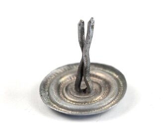 Kaiserreich, Splintrosette für Schuppenkette . Silbern, Durchmesser 25mm