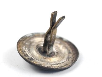 Kaiserreich, Splintrosette für Schuppenkette . Silbern, Durchmesser 25mm