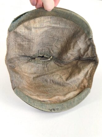 1.Weltkrieg, feldgrauer Überzug für eine Pickelhaube für Offiziere. Getragen, guter Gesamtzustand