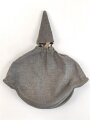 1.Weltkrieg, feldgrauer Überzug für eine Pickelhaube für Offiziere. Ungetragenes Stück, steingraue Variante