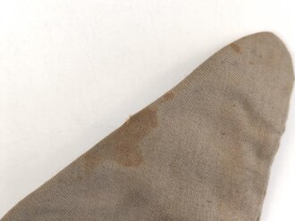 1.Weltkrieg, feldgrauer Überzug für eine Pickelhaube für Offiziere. Ungetragenes Stück mit Papieretikett