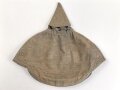 1.Weltkrieg, feldgrauer Überzug für eine Pickelhaube für Offiziere. Getragen, guter Gesamtzustand, wendbare Variante mit rotem Manöverband