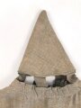 1.Weltkrieg, feldgrauer Überzug für eine Pickelhaube für Offiziere. Getragen, guter Gesamtzustand, wendbare Variante mit rotem Manöverband