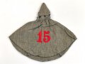 1.Weltkrieg, feldgrauer Überzug für eine Pickelhaube für Mannschaften im bayrischen Infanterie Regiment Nr. 15.  Ungetragenes Stück