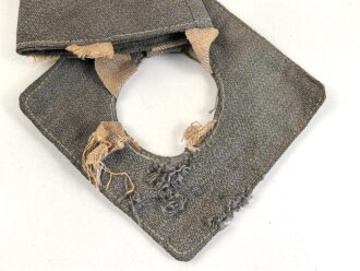 1.Weltkrieg, Oberteil für einen feldgrauen Überzug Modell 1915 ( zweiteilig )  für eine Pickelhaube .  Defekt