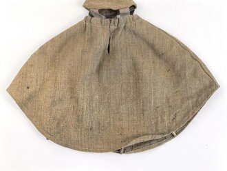 1.Weltkrieg, feldgrauer Überzug für eine Pickelhaube für Mannschaften. Kammerstück sächsisches Infanterie Regiment 182. getragenes Stück