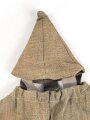 1.Weltkrieg, feldgrauer Überzug für eine Pickelhaube für Mannschaften. Kammerstück sächsisches Infanterie Regiment 182. getragenes Stück