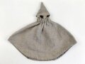 1.Weltkrieg, feldgrauer Überzug für eine Pickelhaube für Mannschaften. Relativ " helle" Ausführung, ungetragen, mit Herstellerstempel