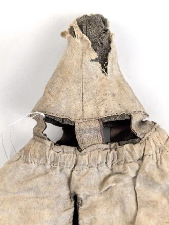 1.Weltkrieg, wendbarer - feldgrau/ weißer - Überzug für eine Pickelhaube für Mannschaften . Stark getragenes Stück. Rarität